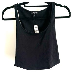 Express black crop top, size S- NWT